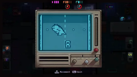 A racing minigame